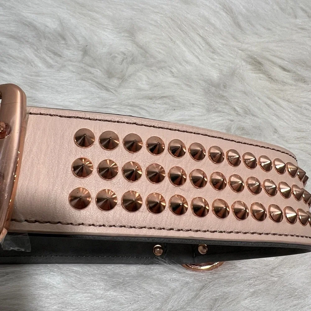 NWOT Bond Company Pink Studded 2X/3X Dog Collar‎